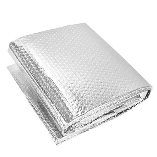 HSIRYAOHD Rouleau de film réfléchissant pour isolation de radiateur avec bulles, isolation de toit de véranda, pare-vapeur, autocollant, pour toits, sols, plafonds, f