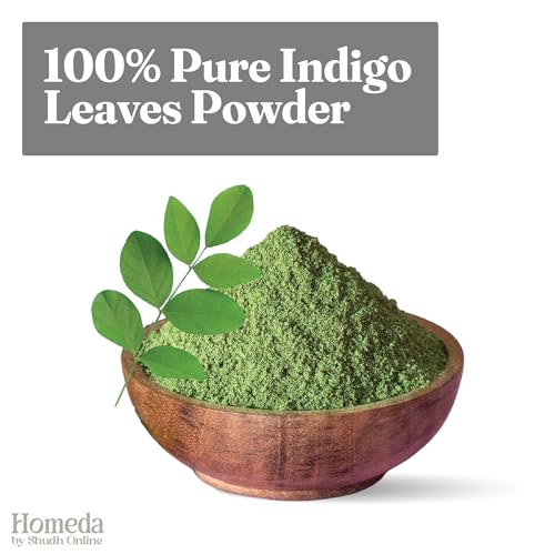 Shudh Online Indigo and Henna Powder Organic for Hair Colour (200 Grams each - 400 grams), Avuri and Mehandi, Neela Amari, Natural Mehndi, Neel Patti, Neelayamari, Neli Aku, cassia obovata