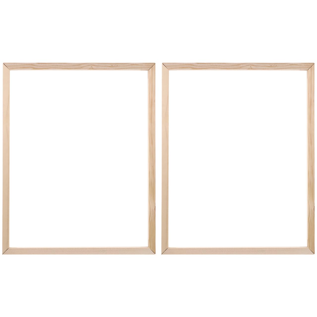 Luxshiny 8pcs DIY Wooden Frame Canvas Stretcher Bars 40x50 cm | Interlocking Tenon Joints No Glue Required | Solid Wood Strips Kit for Paint by Numbers Artwork Canvas Paintings