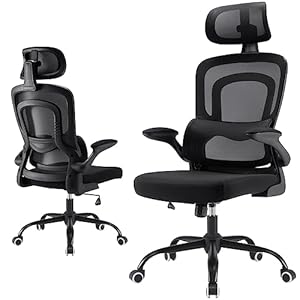 Sunon Bureaustoelen, ergonomische zitting, bureaustoel, comfortabel, met hoofdsteun