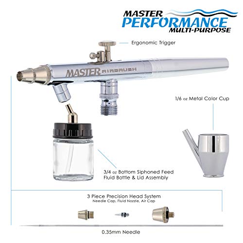 Master Airbrush S68-B Master Performance S68 Multi-Purpose Precision Dual-Action Siphon Feed Airbrush thumb #1