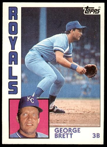 1984 Topps #500 George Brett Kansas City Royals (Baseball Card) NM Royals