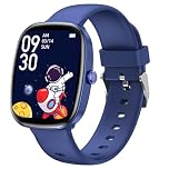 Tynggko Kids Smart Watch for Boys Girls, Fitness Watch with Pedometer, 100 Sport Modes, IP67 Waterproof, Puzzle Games, Heart Rate Sleep Monitor, Alarm Clock, Kids Gifts for Boys Girls Teens 6+ (Blue)
