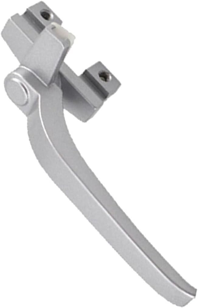 Lcuvimpex One Color Lockable Window Handle， Aluminum Alloy Casement Window Handle Swing Latch Lock Left Right(Left)