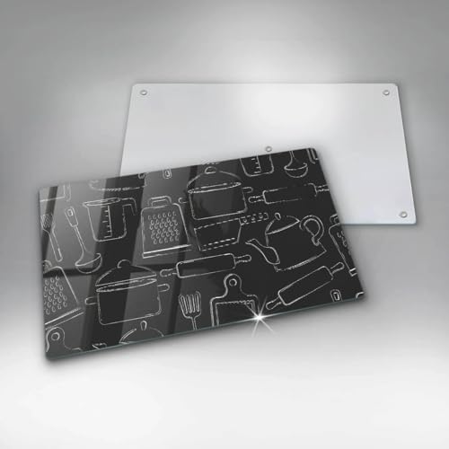 Plaque de protection induction haute résistance 52x30cm Wallfluent durable - 6