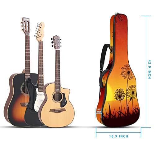 Housse étanche pour guitare acoustique avec double bandoulière et poche pieuvre géante avec longues jambes, Multicolore… - Les Beatles, Paul McCartney, John Lennon, RIngo Starr, George Harrison Housse étanche pour guitare acoustique avec double bandoulière et poche pieuvre géante avec longues jambes, Multicolore… – Image 6