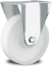 Rolle Bockrolle 100mm Lenkrolle Transportrolle Laufrolle weiß Kunststoff Plastikrolle (Bockrolle 100 mm)