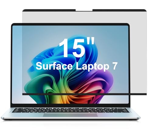 Filtro antiespía magnético para Surface Laptop 7 15" con acabado mate antirreflejos