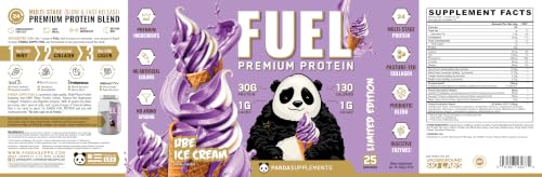 Image of Underground Bio Labs: Panda Fuel Premium Protein (2.5 Pound, Ube Ice Cream)