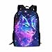 HELLHERO Sacs à dos pour enfants pour filles et garçons - Sac d'école maternelle primaire, loup, Medium