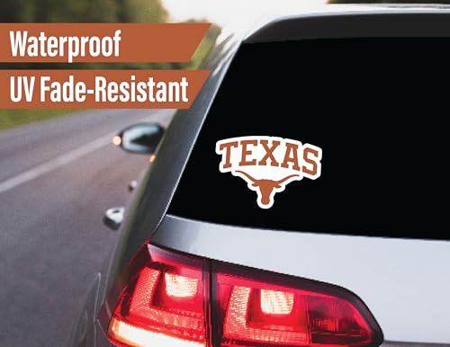 Image of Texas Longhorns Stickers & Decals 14 Pc Set for Car, University of TX