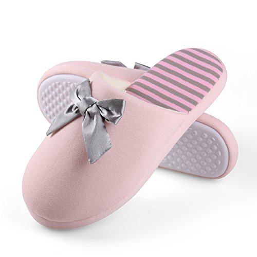 Women's Cozy Closed Toe Fleece House Slide Slippers2