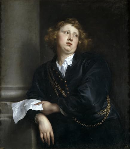 Poster Henricus Liberti Van Dyck décoration murale salon et bureau art classique 60x90cm