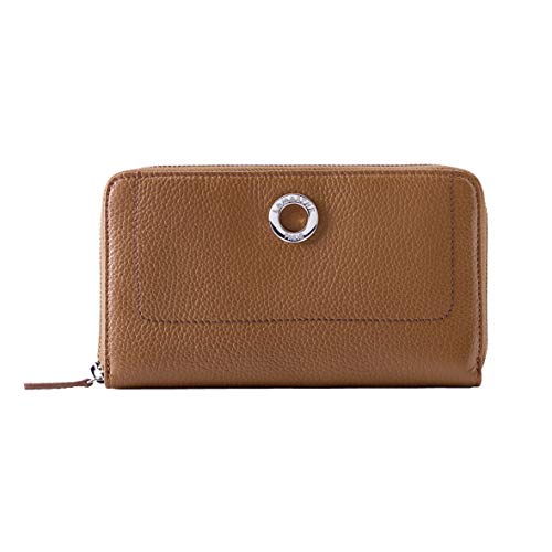 Lamarthe - Compagnon Tour zippé - 100% Cuir grainé de Vachette (Cognac 2.0)