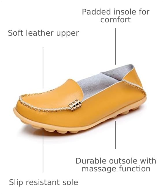 Image of VenusCelia Women's Natural Comfort 2 Walking Flat Loafer