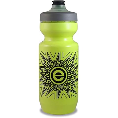 NGN Sport - Purist Water Bottle | Premium Bike Water Bottle with Leak Proof Watergate Cap - 22 oz (1-Pack) (Lemon Lime) Cover