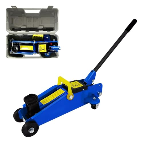 Cric de voiture hydraulique 2 tonnes en acier avec kit de réparation