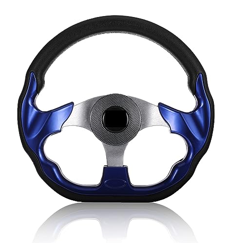 Windzerdong Boat Steering Wheel Alloy 3 Spokes Helm Outdoor 320mm/12.60inch Hardware Supplies