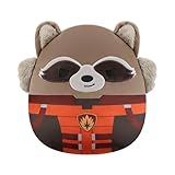 Squishmallows Original 12in Marvel Rocket Plush (Medium-Sized)