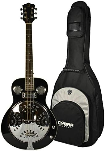Electro-Acoustic Resonator Guitar with Gig Bag by Bryce