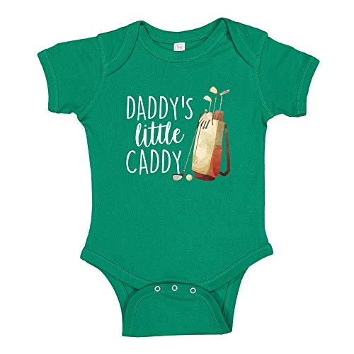 Daddy's Little Caddy Golf Baby Bodysuit One Piece or Toddler T-Shirt for Golfer Dad