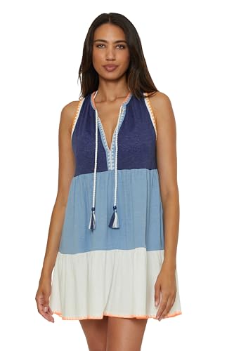 Vestido largo Lucky Brand para mujer salida de baño ligera casual