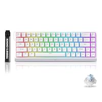 ZMX Teclado para jogos MCHOSE ACE 68 com interruptor magnético RGB
