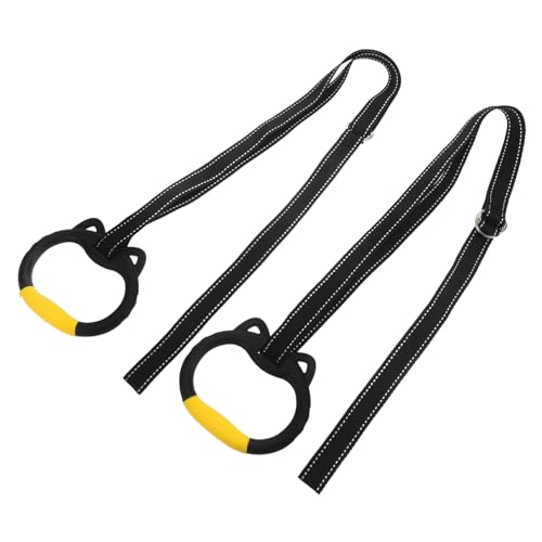 Set de anillas para gimnasia con correas para barra simple miniatura 1