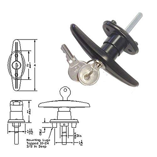 Seguro T-Handle para Truck Cap Gordon Glass miniatura 3