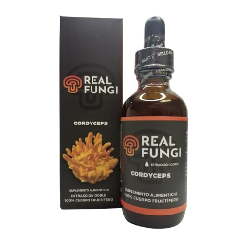 Proteínas Y Suplementos, Drugstore Hongo Cordyceps 100% Puro - Real Fungi - Cordyceps Militaris Suplemento en liquido de extracto de hongo - (50ml) -