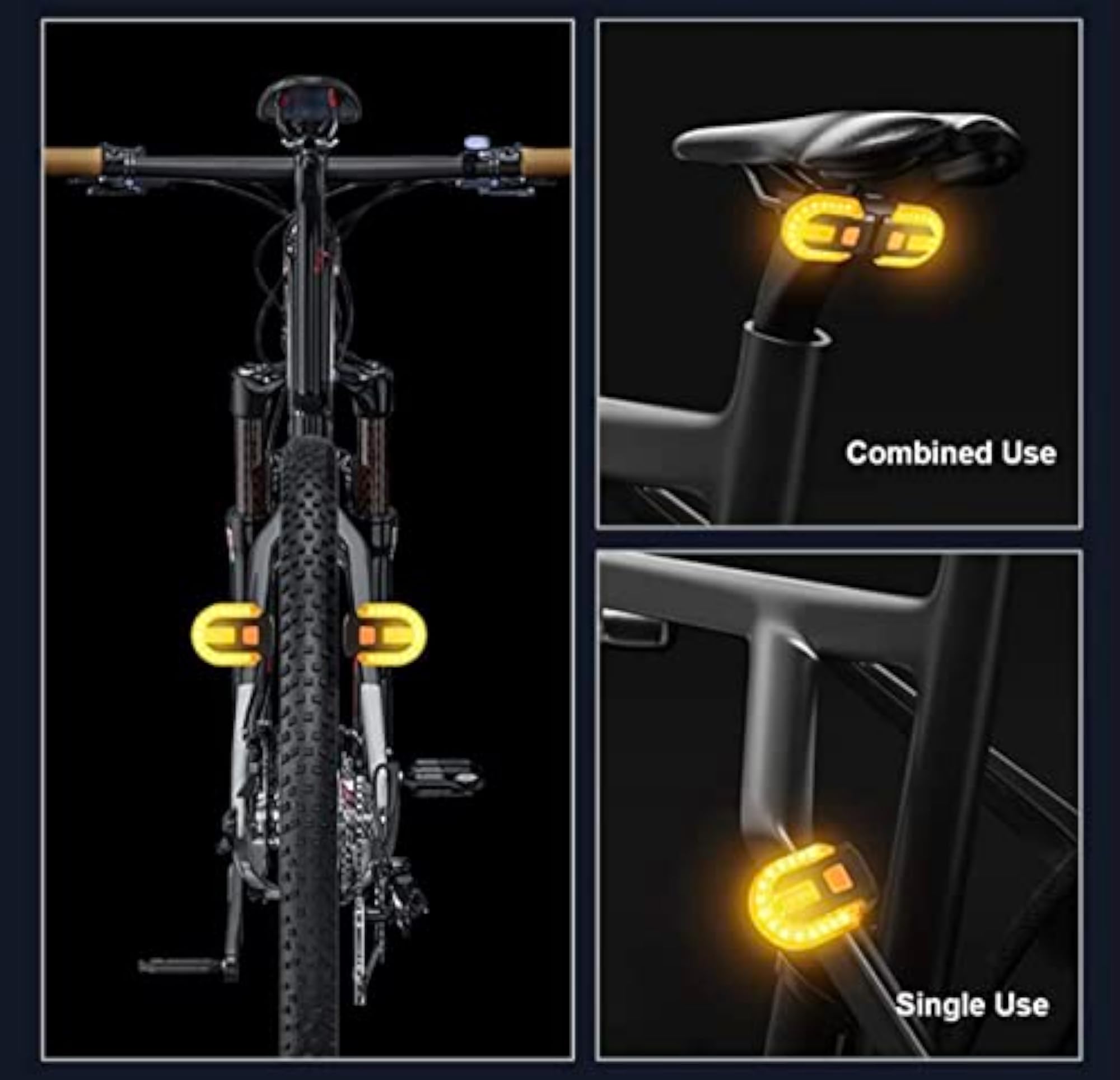 Bicycle Turn Signals with Wireless Remote Control