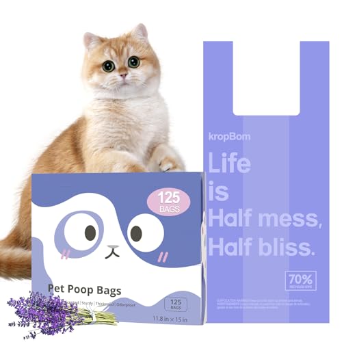 KropBom Lavender Scented Cat Litter Bags