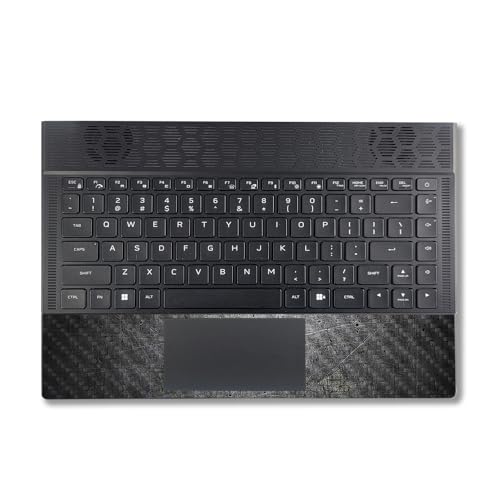 Image of MightySkins Carbon Fiber Skin Compatible with Alienware X14 R2 (2023) Full Wrap Kit - Scratched Up | Protective, Durable Textured Carbon Fiber Finish | Easy to Apply & Change Styles | Made in The USA