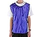 12pcs Jerseys Sports Vest Adult Tracksuit Men Training Breathable Team Scrimmage Training Vests Size for Soccer Volleyball Basketball (Purple Adult Model)