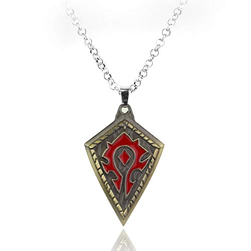 YUNMENG Série de Jeux Wow World of Warcraft Hearthstone Heroes Collier en métal Porte-clés Porte-clés Bijoux Accessoire Meilleur Cadeau