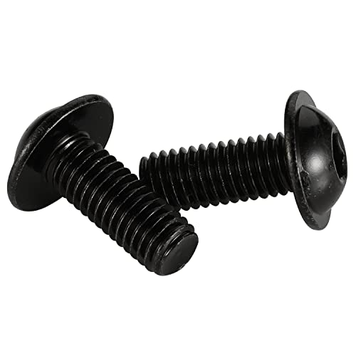 image for Mellewell M8-1.25 x 50mm Flanged Button Head Socket Cap Screw Bolts, A