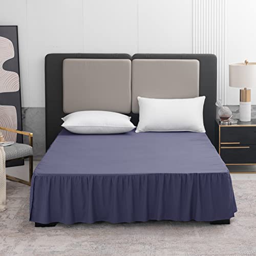Image of Bed Skirt Full Size 14 Inch Drop Ruffled Bed Skirt with Split Corners