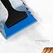 EHDIS Small Squeegee 5 inch Rubber Window Tint Windshield Scraper for Car,Glass, Mirror, Shower, Door,Bathroom Cleaning (Blue, 2)