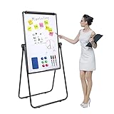 Juego completo: este tablero de dibujo incluye 3 marcadores, 6 imanes y 1 borrador. Es fácil de limpiar en seco sin dejar manchas. Con imanes de tablero, puedes fijar todas tus notas, imágenes, notas, menús y recordatorios, etc. en la pizarra blanca.