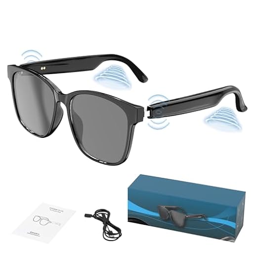 Gafas Inteligentes con Bluetooth y traducción de IA, altavoz integrado, solares polarizadas, notas de reuniones, unidad de traducción en tiempo real | Ya disponible en tu tienda friki favorita! En mundofriki.es!