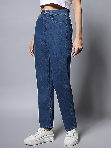 Image of HIGH Star Women's Straight Fit Mid Rise Jeans