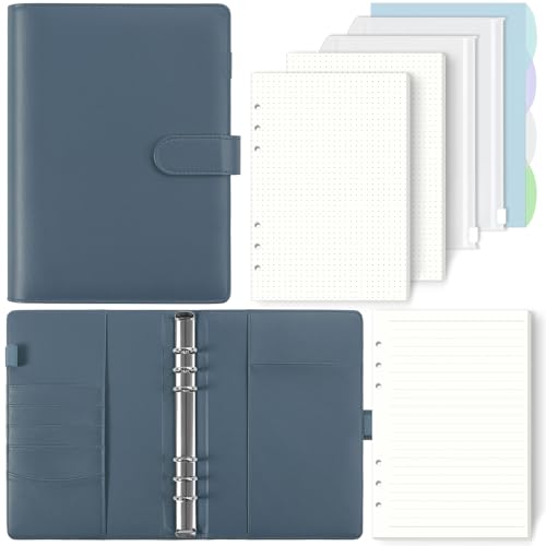 SKYDYE A5 6 Ring Binder, 135 Sheet Refill Paper