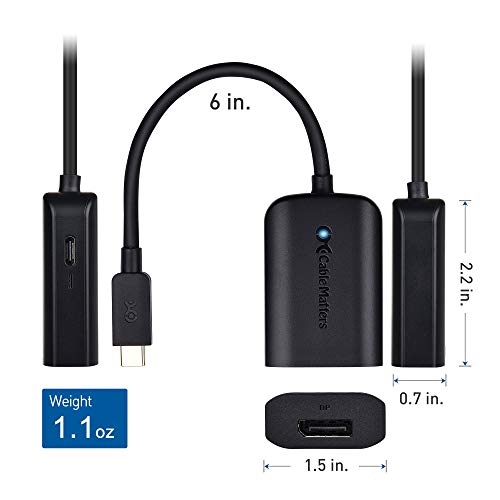 Conversor Cable Matters 201026-BLK para conector Thunderbolt y MacBook 5