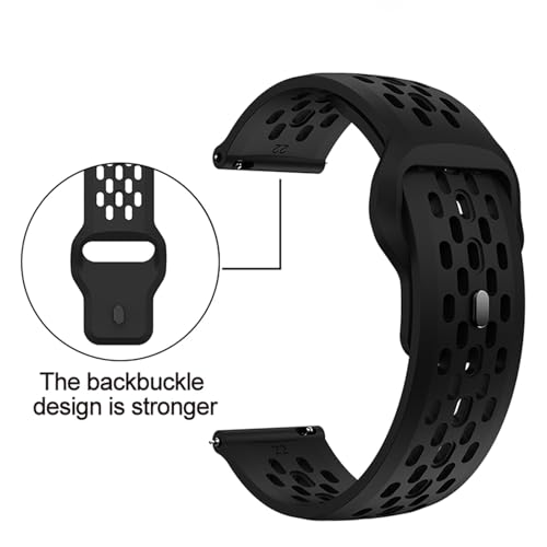 Correa de silicona de 20mm para Samsung Galaxy Watch 6 pulsera Huawei GT4 5