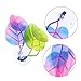 Happyyami 2pcs Betta Fish Leaf Hammock Simulated Habitat for Betta Fish Comfortable Resting Spawning Leaves with Cups Easy to Clean Design