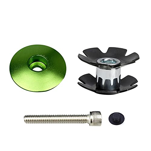 Platt Bike Headset Top Cap Aluminum Alloy Headset Star Nut Stem Cap Fits 1-1/8" Stems And Forks #TOP11