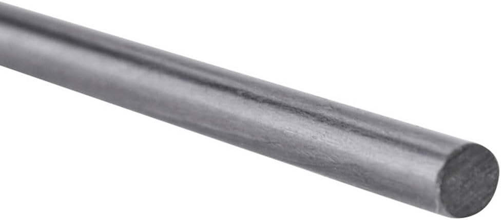 3pcs Carbon Fiber Rods Length 500mm, for Aviation Model Aircraft Carbon Fiber Vinyl wrap(6.0MMX500MM)