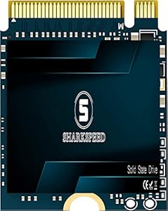 M.2 2230 SSD 1TB NVMe SHARKSPEED PCIe Gen4.0X4 Internal Solid State Drive 30mm, Gaming SSD Compatible with Steam Deck, Microsoft Surface pro7+/proX/laptop3/laptop4/... Go Ultrabook