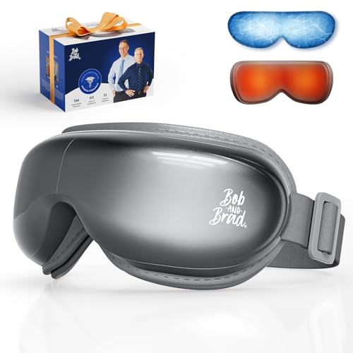 BOB AND BRAD Eye Massager with Heat and Cooling, EyeOasis 3 Eye Mask for Migraine FSA Eligible/HSA Eligible, Heated Face Massager for Dry Eye Strain R