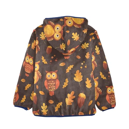 CHIFIGNO Girls Boys Fleece Jacket Kids Jacket with Pockets Boys Clothes for Toddler and Kids2